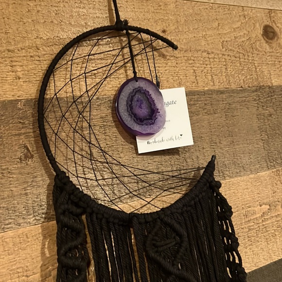 Other - Purple Agate black moon dream catcher